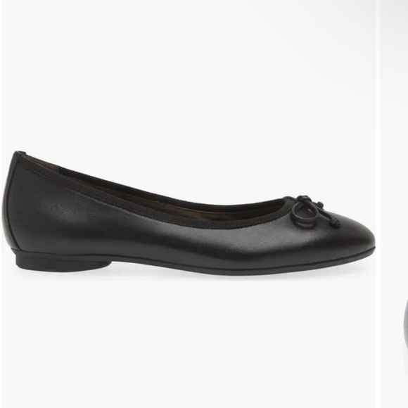 PAUL GREEN Ursula Ballet Flat (Women) Black Leather size UK 5.5 US 8 $398 - Picture 2 of 16